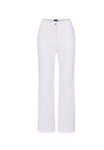 Короткий размер: джинсы широкого кроя Goldner, белый