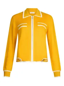 Кардиган на молнии LIU JO, желтый