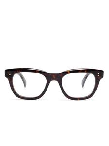 Dunhill очки в квадратной оправе, коричневый