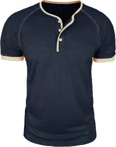 Мужская футболка-поло с коротким рукавом Henley