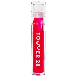 Shineon lip jelly увлажняющее нелипкое масло для губ Tower 28 Beauty, цвет xoxo