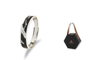 Inkopper Кольцо из стерлингового серебра 925 пробы унисекс на удачу