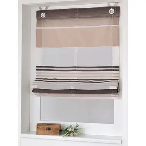 Heine Home Римская штора с люверсами, коричневый