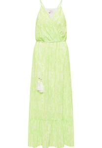 Платье IZIA Midi Mit Batikprint, зеленый