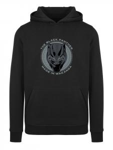 Худи Marvel Black Panther, сделано в Ваканде, черного цвета F4NT4STIC