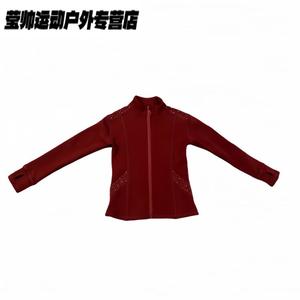 HEAD Новый костюм для фигурного катания для женщин и детей, высокая эластичность, waterproof, breathable, всесезонный комплект для тренировок с подкладкой из флиса: куртка, обувь и брюки, глубокий красный утепленный топ с флисовой подкладкой, размер XL