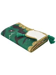 Beliani Плед для пикника TUZIANI зелено-коричневого цвета - (Ш) 200 x (В) 1 x (Д) 200 см