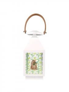 Mr. & Mrs. Panda Прозрачный подсвечник в виде гитары в форме медведя (без надписи)