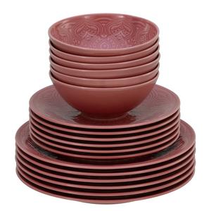 Набор столовых приборов Creatable Orient Mandala 12-teilig, красный