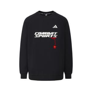 Adidas Толстовка унисекс, черные, с круглым вырезом, средней толщины