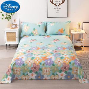 Disney Простыня 160х230 см из хлопка, цвет Sky Blue, Versailles Garden Blue