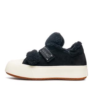 AU&MU Термоутепленные противоскользящие укороченные зимние ботинки для женщин Black, цвет Black