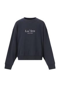 Толстовка Shreya с круглым вырезом и современным дизайном спущенных плеч Les' Arcs, цвет 2101 dark sapphire