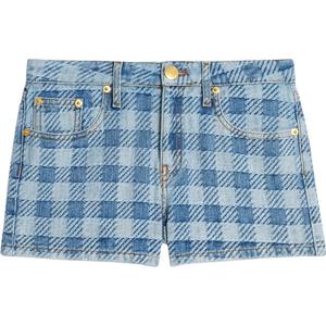 Шорты джинсовые Ami в клетку AMIPARIS, синий