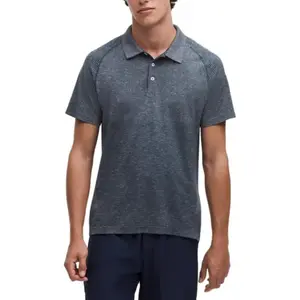 Мужская поло-рубашка Metal Vent Tech Lululemon, starch синий/marine синий/strh/trnv