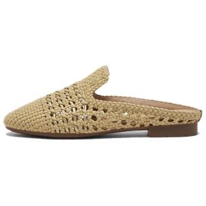 Женские тапочки с резиновой подошвой, бесшумные, нескользящие, с закрытым носком BATA, желтый