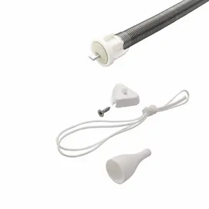 Комплект для переоборудования цепного привода для преобразования бокового рулонного жалюзи в пружинное рулонное жалюзи Liedeco, белый