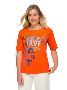 LAURASØN Футболка ярко-оранжевого цвета