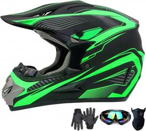 Шлем SanQing yytk-01 для мотокросса, зеленый