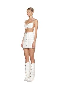 Юбка EXECUTIVE TWEED God Save Queens, белый