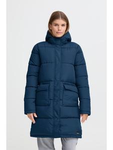 Зимнее пальто OXMINNA LONG JACKET синего цвета Oxmo