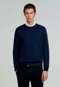 Простой джемпер с круглым вырезом Scalpers, Navy Melange