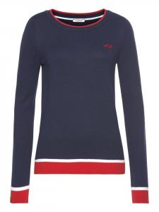 Свитер с круглым вырезом темно-синего и красного цветов Kangaroos