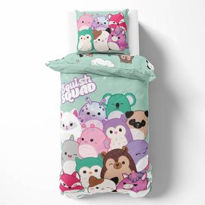 Постельное белье MTOnlinehandel Squishmallows, натуральное волокно - 135 x 200 x 1 см
