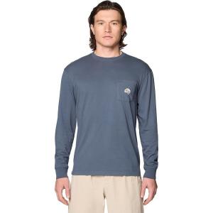 Футболка Mountain Hardwear MHW Logo Pocket Relaxed Long-Sleeve Mountain Hardwear, Moon Blue