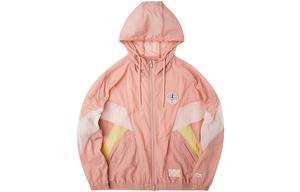 Спортивная модная коллекция куртка женская розовая Lining