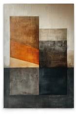 Картина на холсте A.S. Création Block Art Areas цвет beigeorangeschwarz