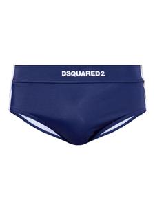 Плавки с вышитым логотипом DSQUARED2, синий