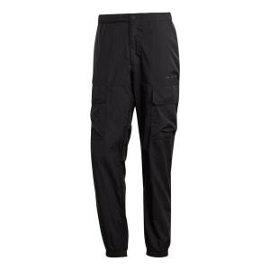 Оригиналы брюк раскрывают спортивные брюки-карго Adidas, черный