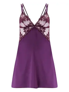 Ночная сорочка с кружевом Fleur Of England, фиолетовый