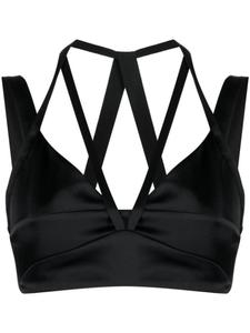 Укороченный топ без рукавов REV, черный