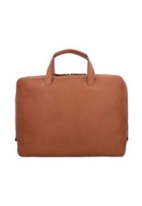 Кожаный портфель Futura 38 см с отделением для ноутбука JOST, цвет Cognac