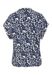 Блуза LASCANA KURZARM, Blau Leo/Blue