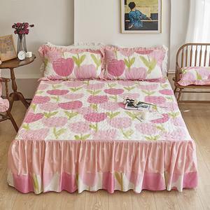 Antarctic Комплект постельного белья из 4 предметов (простыня на резинке 180 см, пододеяльник 220х240 см), стеганый, из хлопка