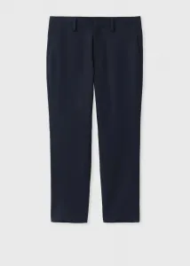 Мягкие эластичные брюки из саржи