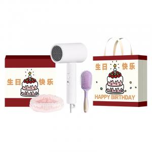 Фен MI H101 с отрицательными ионами для ухода за волосами, компактный складной, мощный обдув, набор с мультяшным принтом на день рождения, One Touch, H101 Xiaomi