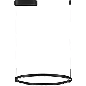 Подвесной светильник LUNETTE LED-модуль 1 шт. теплый белый Nova Luce, черный