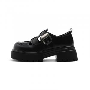 Повседневные однобортные туфли женские MIS. DANNY, Black