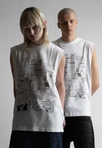 Майка diary, унисекс Wasted Paris, White