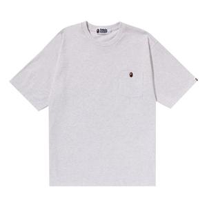 Футболка BAPE Ape Head One Point Relaxed Fit Pocket Tee, Grey