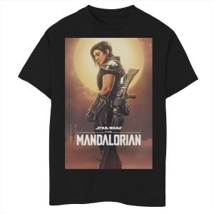 Футболка с изображением персонажа «Звездные войны» «Мандалорец Кара Дюн» для мальчиков 8–20 лет Star Wars