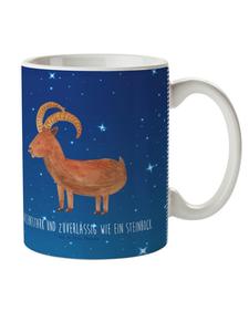 Детская кружка со знаком зодиака Козерог и надписью на фоне звездного неба Mr. & Mrs. Panda