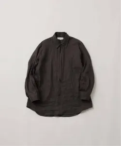 Рубашка-шорты из стираного льна Journal Standard, цвет Gray A