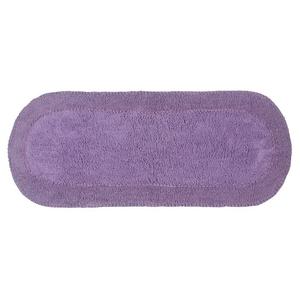 Коллекция Home Weavers с двойными рюшами, 100% хлопковые тафтинговые очень мягкие и впитывающие коврики для ванной, фиолетовый