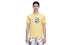 Футболка с втачным рукавом унисекс DESCENTE, желтый