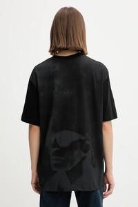 Хлопковая футболка Karl Lagerfeld Jeans, черный